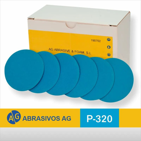 Disco de Lija ABRASIVOS AG 75mm P320 Disco de Lija ABRASIVOS AG 75mm P320