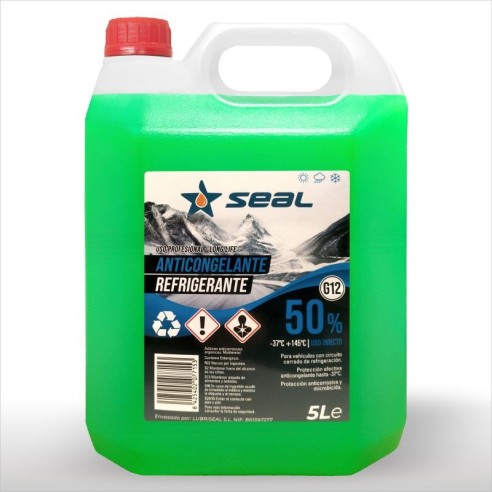 Anticongelante SEAL 50% 5L Verde Refrigerante de Uso Profesional