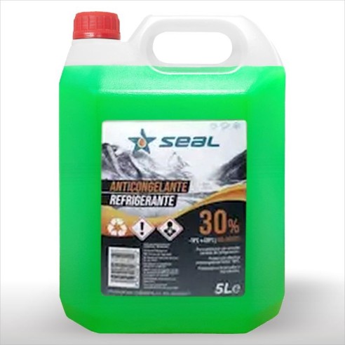 Anticongelante SEAL 30% 5L Verde Refrigerante de Uso Profesional