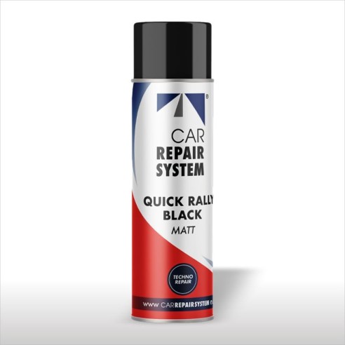 Spray Negro Mate Car Repair System Quick Rally Black Matt 500ml 5011-006023