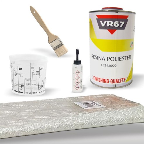 Kit de Reparación de Fibra de Vidrio EB Coatings 1.234.0000