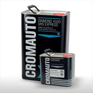 Kit Barniz CROMAUTO DIAMOND 4500 UHS EXPRESS 5L con Catalizador CRH 45 EXPRESS