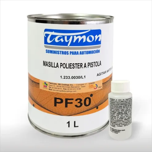 Masilla de Poliester a Pistola EB Coatings 1L 1.233.0030