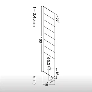 Cuchillas para Cúter 18mm (10 unidades) BL-1P 2