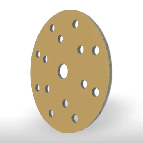 Disco Abrasivo con Foam y Velcro TAYMON Star-Yellow P800
