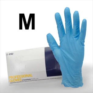Guantes de Latex Alta Protección SEICAR Azules Talla M (50 unidades) 2