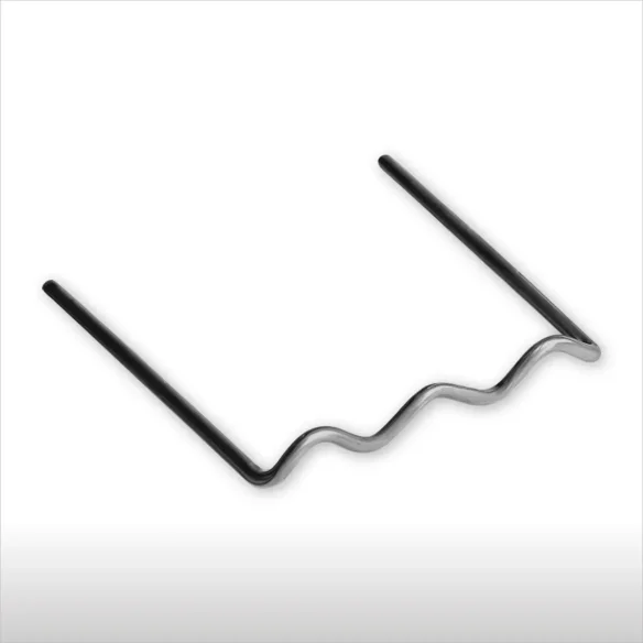 Grapa Nº2 "U" 0,8mm RS18 para Soldar Plásticos Reparar Parachoques (100 unidades)