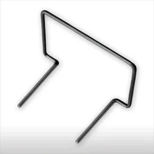 Grapa Nº10 "C" 0,8mm RS08 para Soldar Plásticos Reparar Parachoques (100 unidades) 2