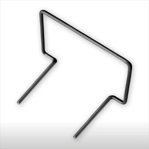 Grapa Nº10 "C" 0,8mm RS08 para Soldar Plásticos Reparar Parachoques (100 unidades)