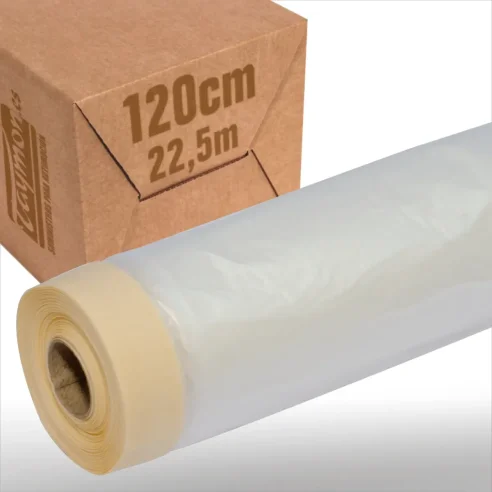 Rollo Film Protector Estático 120cm con Cinta Adhesiva