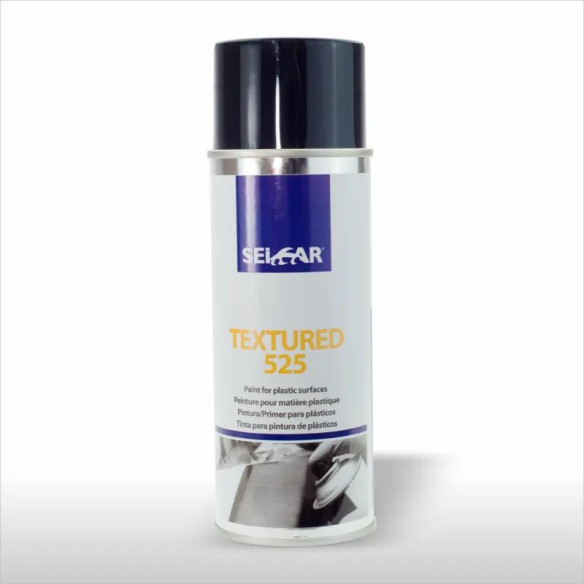 Pintura Texturada en Spray SEICAR NEGRO 400ml