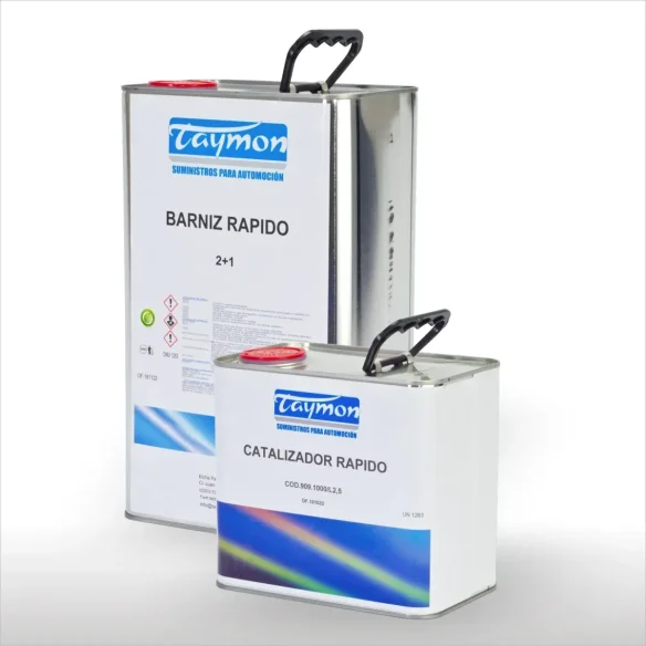 Kit Barniz TAYMON Rápido 5L con Catalizador UHS Rápido 2,5L
