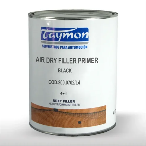 Kit Aparejo Rápido NEGRO TAYMON 4L con Catalizador 1L