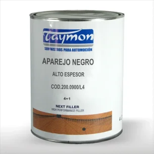 Kit Aparejo NEGRO TAYMON 4L con Catalizador 1L 2