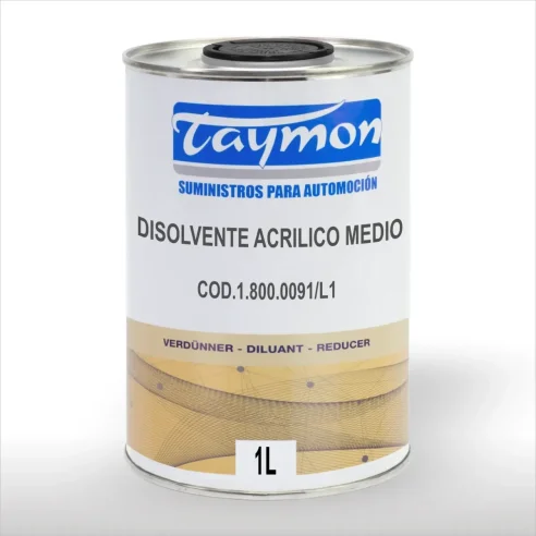 Disolvente Acrílico Medio TAYMON 1L