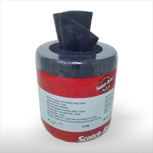 Rollo Abrasivo Scotch-Brite MULTI-FLEX 3M 07521 Rojo