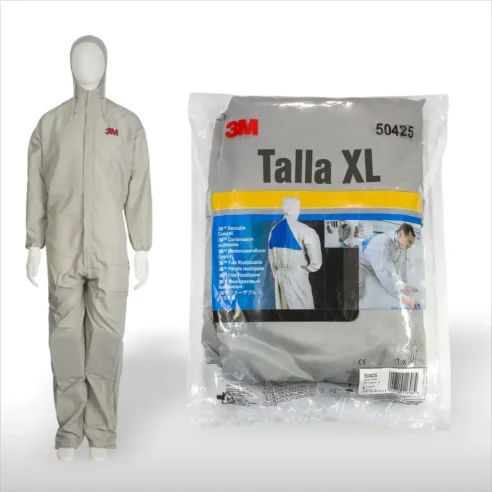 Mono de Protección Reutilizable y Lavable 3M 50425 Talla XL