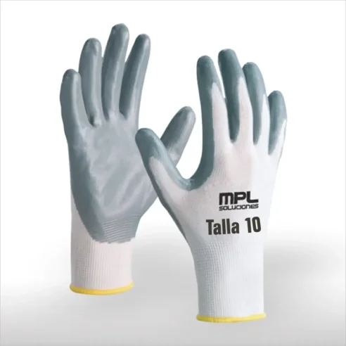 Guantes Revestidos De Nitrilo Talla 10 GPBNG2016