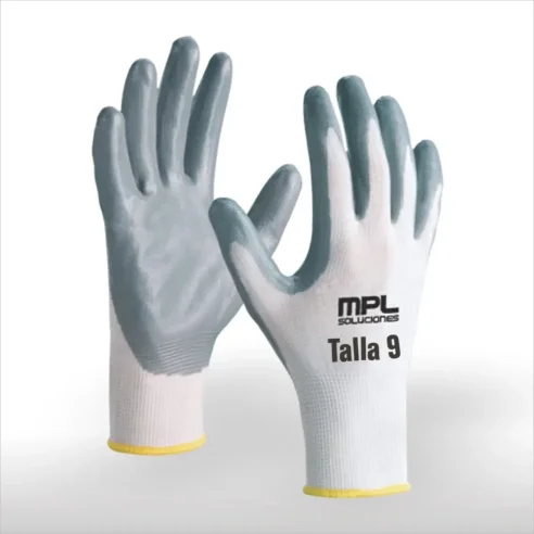 Guantes Revestidos De Nitrilo Talla 9 GPBNG2016