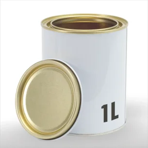 Envase Metálico Bote de Pintura con Tapa 1L