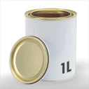 Envase Metálico Bote de Pintura con Tapa 1L