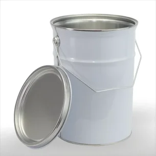 Envase Metálico Bote de Pintura con Tapa 5L 2