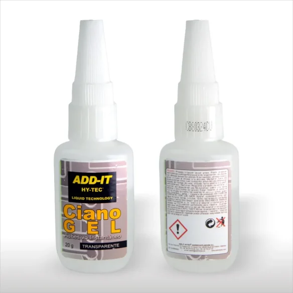 Adhesivo Cianocrilato en Gel Incoloro ADD-IT 20g