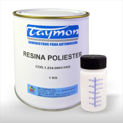 Resina de Poliester Bicomponente TAYMON 1Kg