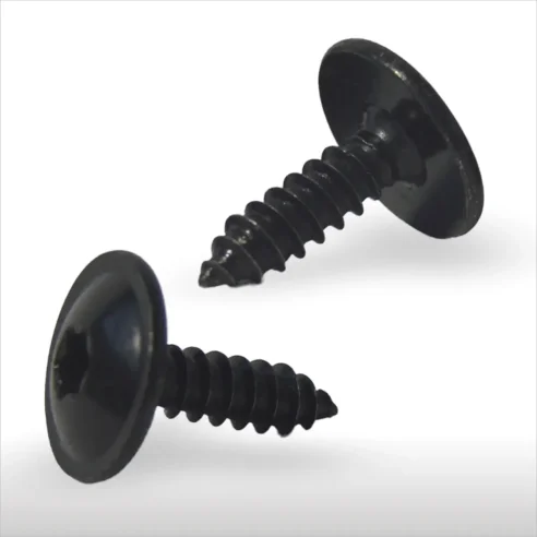 Caja de Tornillos Pernio TORX 4.8x16mm T25 Acero Cincado Negro (250 unidades)