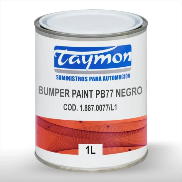 Pintura Texturada Para Plásticos TAYMON Negro 1L