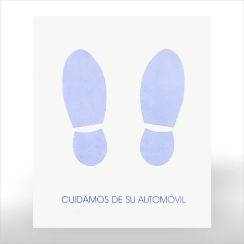 Alfombrillas Reposapiés de Papel SEICAR CS0250 Cubre Suelos (250 unidades)