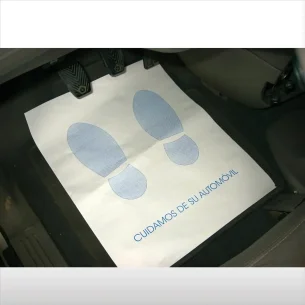 Alfombrillas Reposapiés de Papel SEICAR CS0250 Cubre Suelos (250 unidades) 2