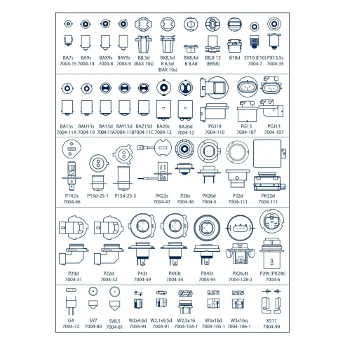 Lámpara WEDGE 12V 1,2W T5 W2X4,6D