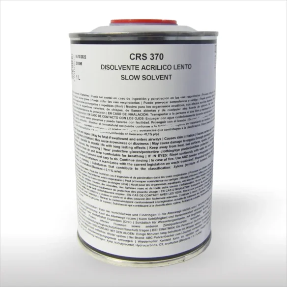Disolvente Acrílico Lento CROMAUTO CRS370 1L