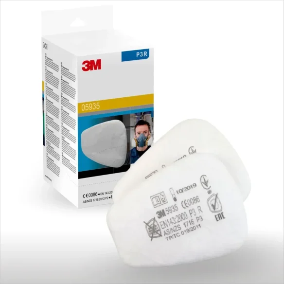 Filtro de Partículas para Mascarilla 3M P3R 5935 (2 unidades) Filtro de Partículas para Mascarilla 3M P3R 5935 (2 unidades)