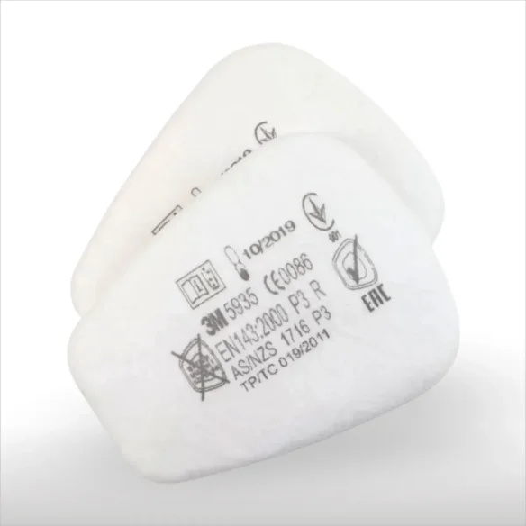 Filtro de Partículas para Mascarilla 3M P3R 5935 (2 unidades) Filtro de Partículas para Mascarilla 3M P3R 5935 (2 unidades)