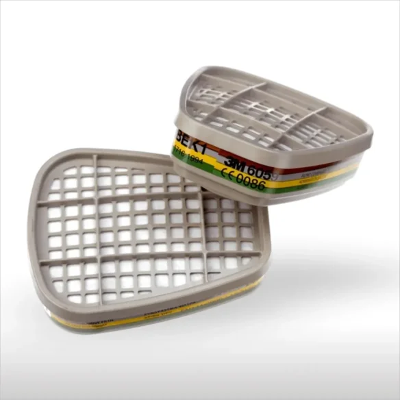Filtro para Gases y Vapores ABEK1 3M 6059 (2 unidades) Filtro para Gases y Vapores ABEK1 3M 6059 (2 unidades)