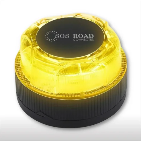 Luz de Emergencia con Geolocalización SOS ROAD Baliza Homologada DGT