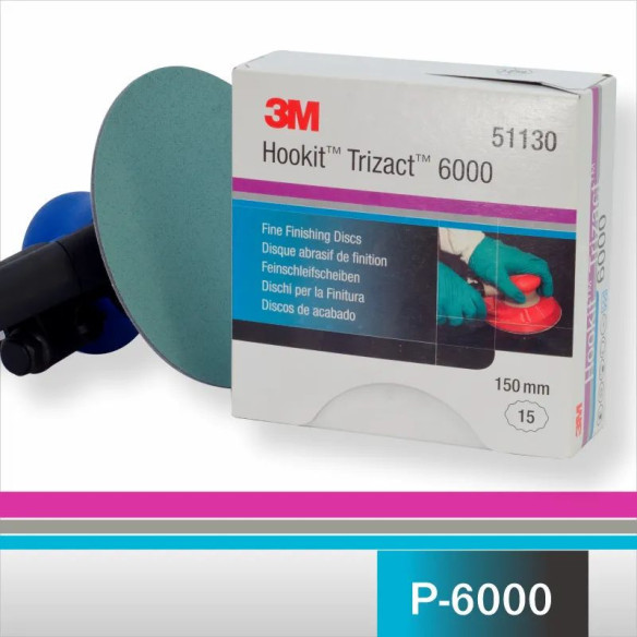 Disco Lija 3M Trizact P6000 3M51130