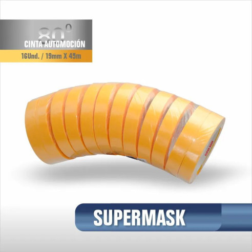 Cinta de Papel de Arroz SUPERMASK 19mm 80grados