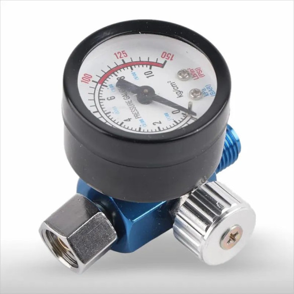 Manómetro Regulador Aire Pistola Pintura 1/4"  Manómetro Regulador Aire Pistola Pintura 1/4"