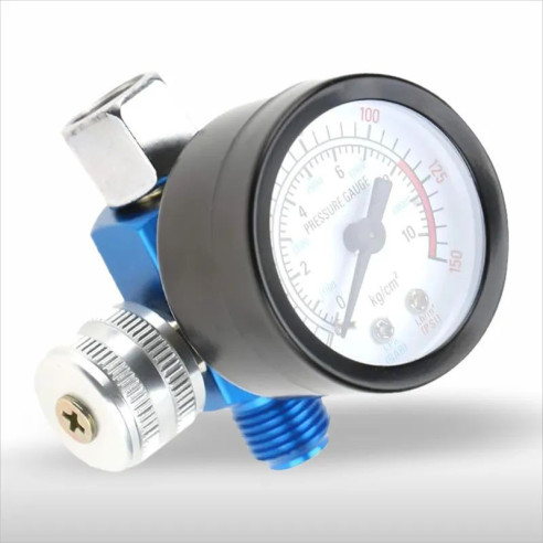 Manómetro Regulador Aire Pistola Pintura 1/4"