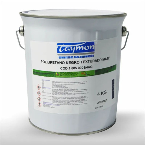 Poliuretano Negro Texturado Mate TAYMON 4Kg