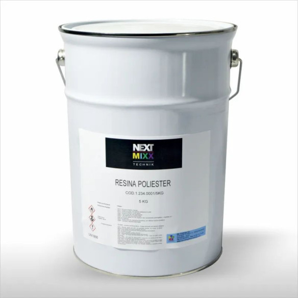 Resina de Poliester Bicomponente NEXT MIXX 5Kg