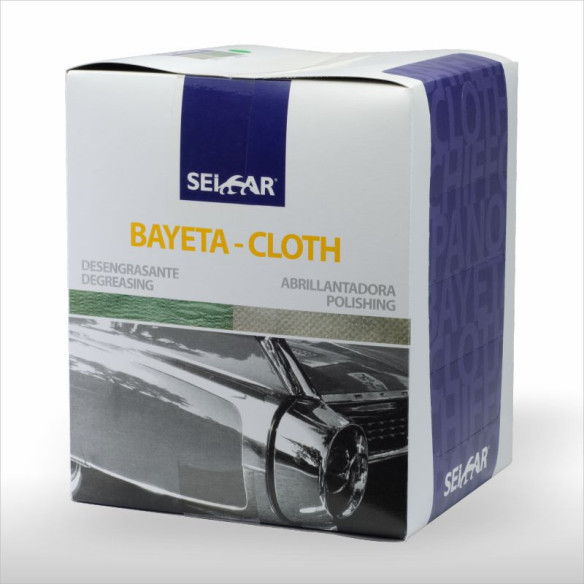 Bayeta para Desengrasar SEICAR 32x40cm 100 unidades BDV100