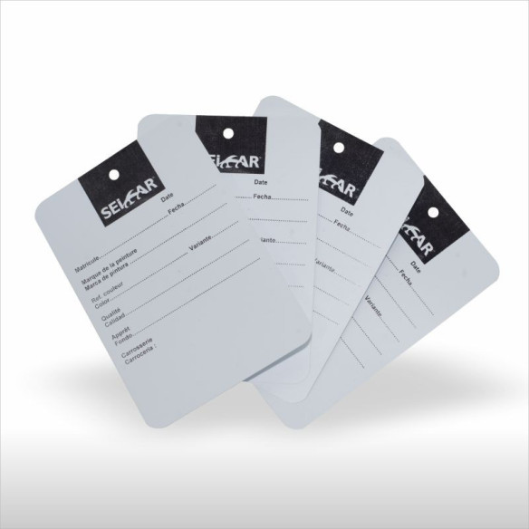 Placas de Ensayo Test de color SEICAR 150x105mm CHC100B Placas de Ensayo Test de color SEICAR 150x105mm CHC100B