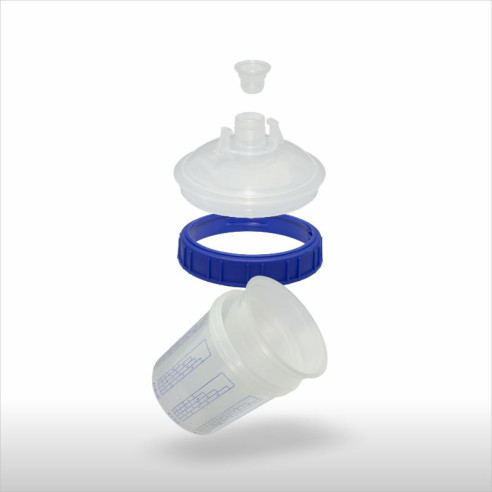 Vaso de Pintura Tipo PPS 400ml 50u