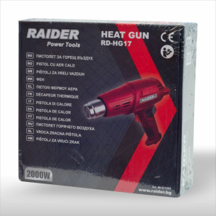 Decapador Aire Caliente RAIDER RD-HG17 2000W 2