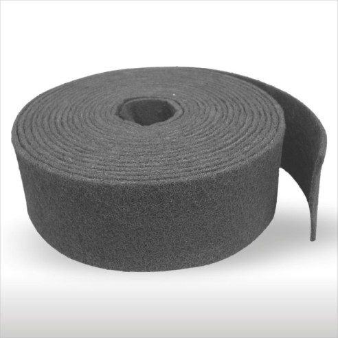 Rollo de Fibra Abrasiva Gris 120mmx10m Ultra Fina P1200