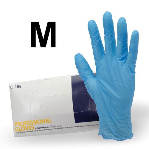 Guantes de Latex SEICAR Azules Talla M (50 unidades) Alta Protección 